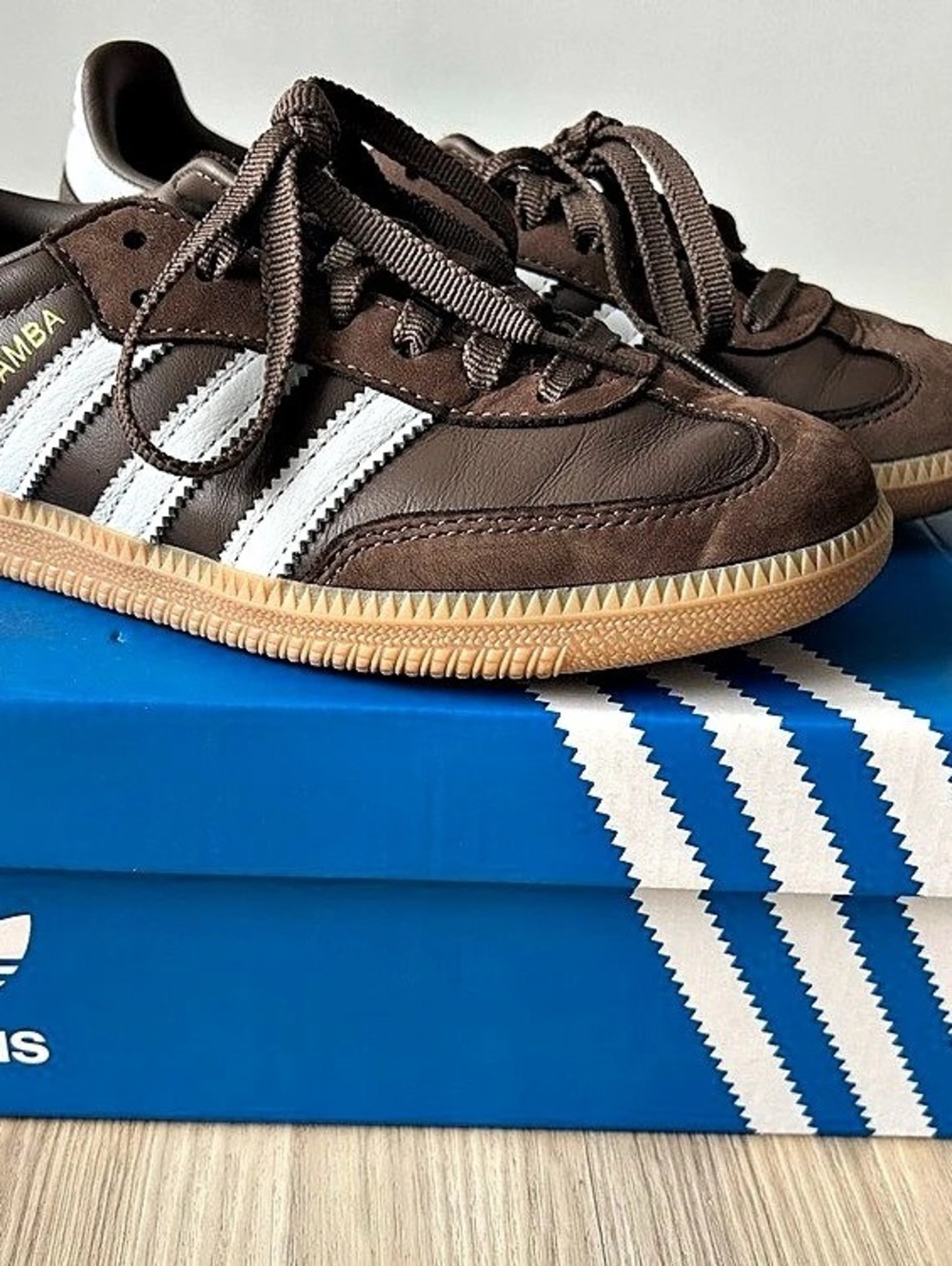 ADIDAS Samba OG W Brown & White US 8